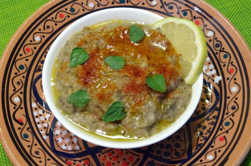Babaganoush ovvero hummus di melanzane alla maniera mediorientale